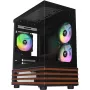 PC micro tower Thermaltake View 170 WS ARGB — micro-behuizing, zwart, ondersteunt PS2-voeding, 2x 120 mm zij- + 1x 120 mm achterventilator, 2,5/3,5 inch HDD
