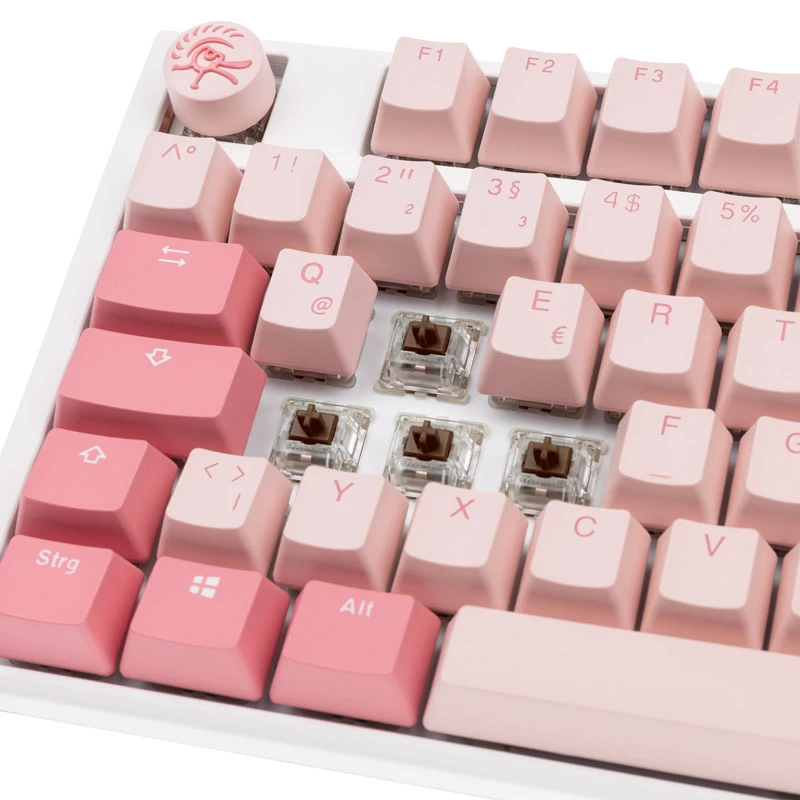 Ducky One 3 TKL toetsenbord gaming USB QWERTZ Duits roze