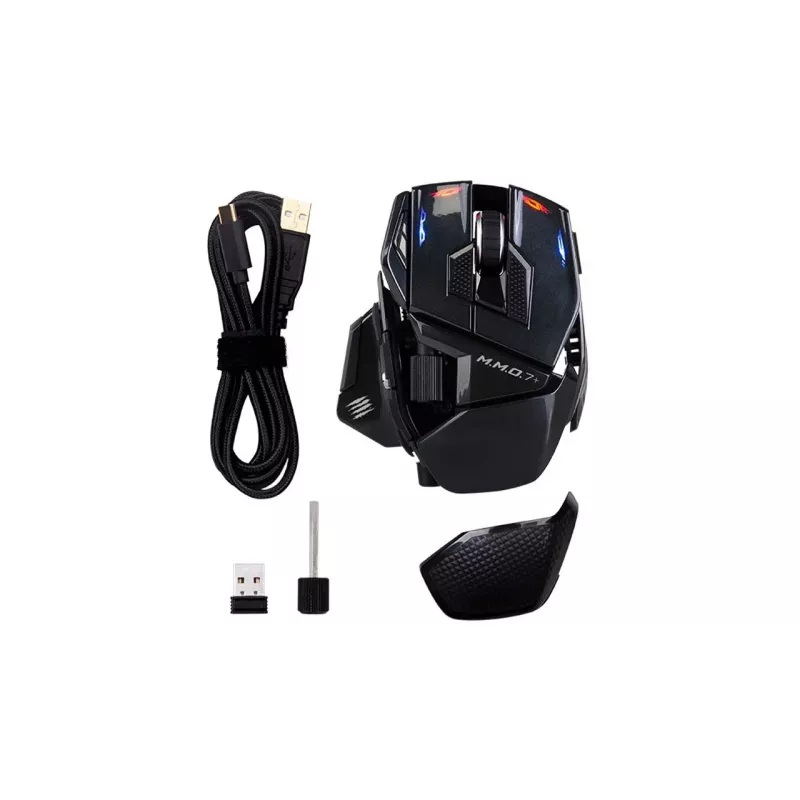 Mad Catz M.M.O. 7+ draadloze gamingmuis, zwart