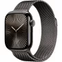 APPLE Watch Series 10 GPS + Cellular 42 mm titanium behuizing in leisteen met Milanese Loop in leisteen
