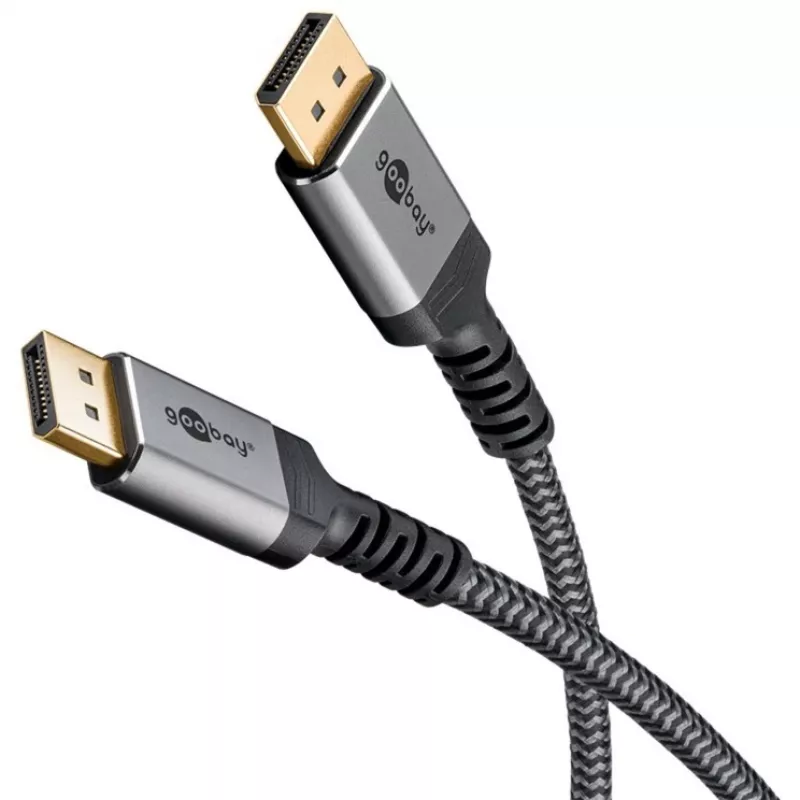 Pro Displayport 1.4 Sleeved - beeldschermkabel - 3 m - zwart