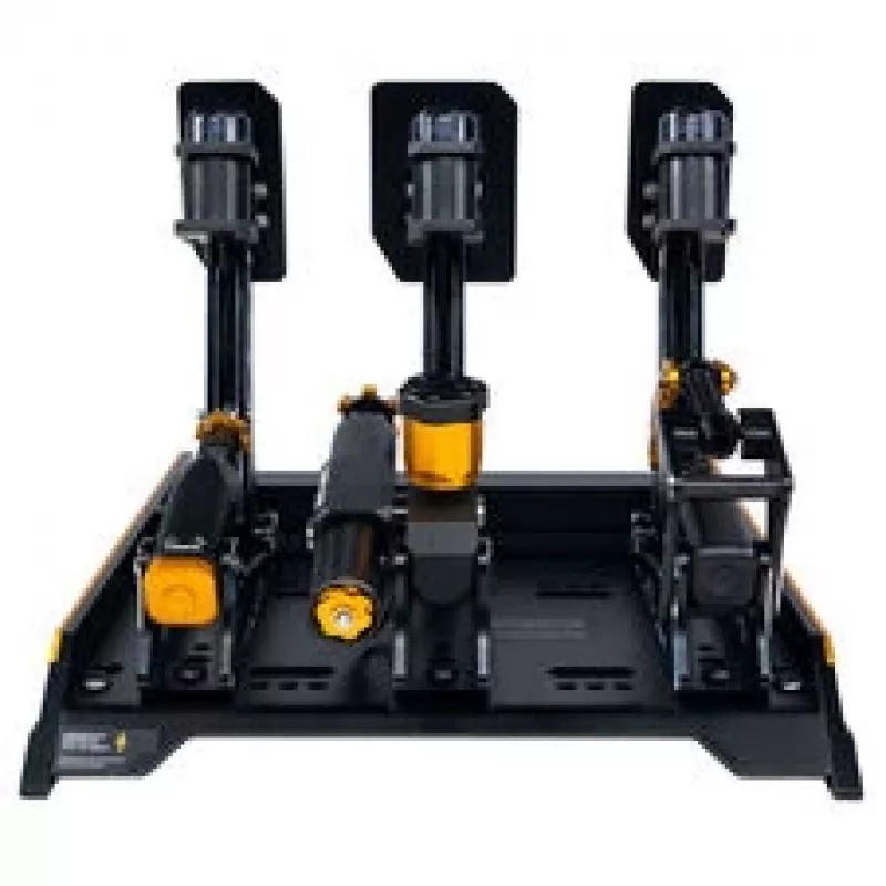 CONSPIT CPP EVO 3 V2 pedaalset met hydraulische remcilinder en koppeling - zwart