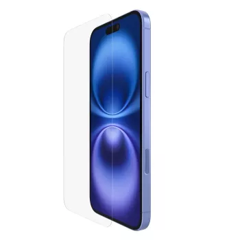 Schermbescherming Belkin ScreenForce voor iPhone 16 Plus antibacterieel gehard glas
