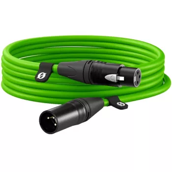 Premium XLR-kabel XLR6M-G groen (lichtgroen, 6 meter)