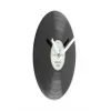 NeXtime klok 5163 Little Spinning Time, Ø20 cm, wand, zwart
