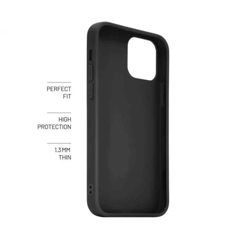 Fixed STORY backcover voor Xiaomi Redmi 15 4G/5G, gerubberde zwarte beschermhoes