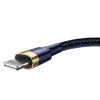Lightning-kabel Baseus CALKLF-CV3 2 m blauw goud