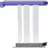 PCIe 5.0 Hyper riser-kabel van HYTE, model ACC-HYTE-PCIE50-TM, 20 cm, paars/wit