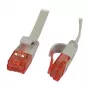 Patchkabel RJ45 - CAT6 250 MHz - 7,5 m grijs - UTP (U/UTP) - PVC - plat - Synergy 21