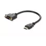 Microconnect HDMDVI15CM videokabel-adapter 0,15 m HDMI Type-A (standaard) DVI-D zwart