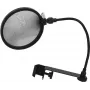 Microfoon popfilter Omnitronic 6000624N zwart — bescherming tegen plosieven