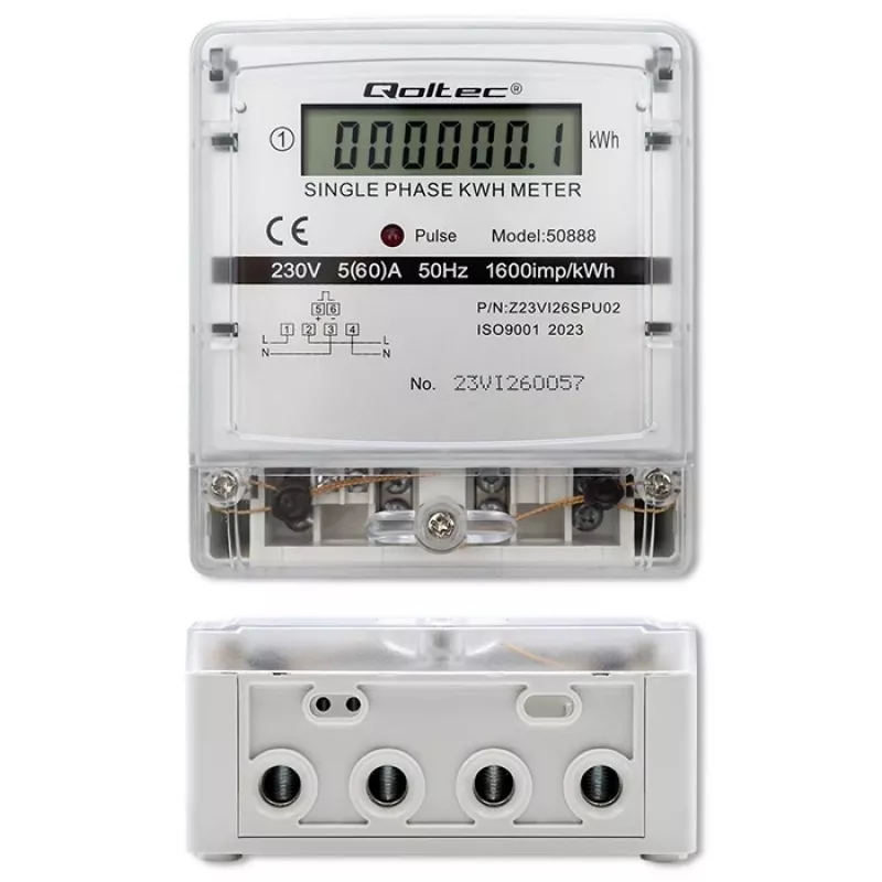 Eenfasige elektronische energieverbruiksmeter 230V LDC