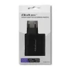 Qoltec 51716 wandlader 63 W, USB-C PD + USB QC 3.0, 5-20 V 1,5-3 A, zwart