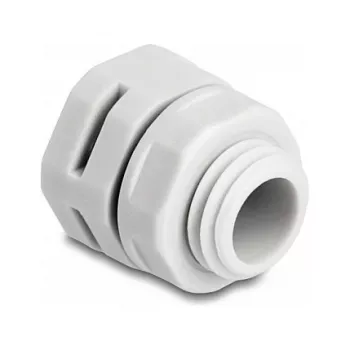 DeLOCK ventilatieplug M12 grijs 2 st. polyamide 8 mm