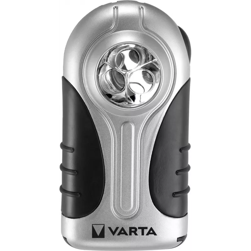 Handlamp Varta 16647 zwart zilver