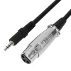 Bekabelde pc-microfoon MEDIA-TECH MT397K met XLR-ingang, tafelstandaard, 2,4 m kabel, 20–20000 Hz, -32 dB gevoeligheid