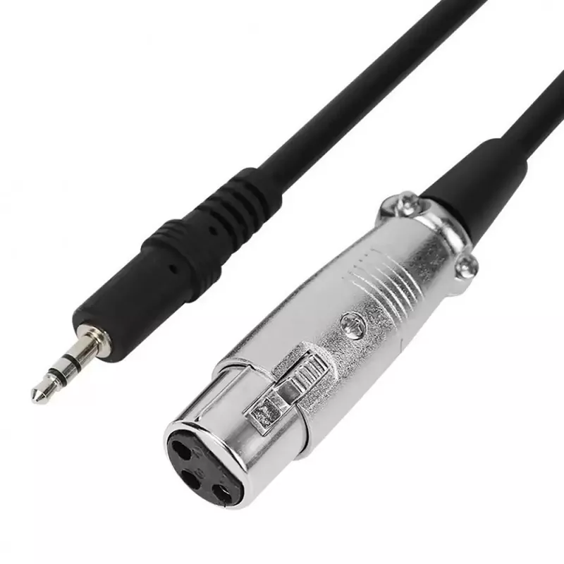 Bekabelde pc-microfoon MEDIA-TECH MT397K met XLR-ingang, tafelstandaard, 2,4 m kabel, 20–20000 Hz, -32 dB gevoeligheid