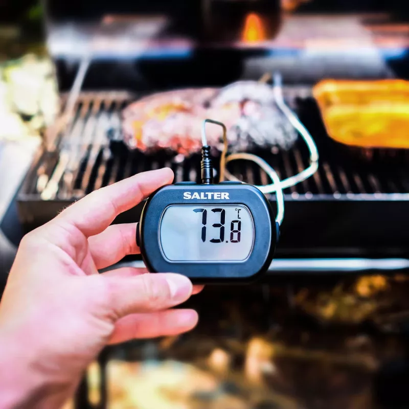 Digitale instant-read leave-in thermometer Salter 515 BKCR, waterdicht, voor levensmiddelen