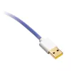 Ducky Premicord Afterglow spiraalkabel, USB Type-C naar Type-A - 1,8 m