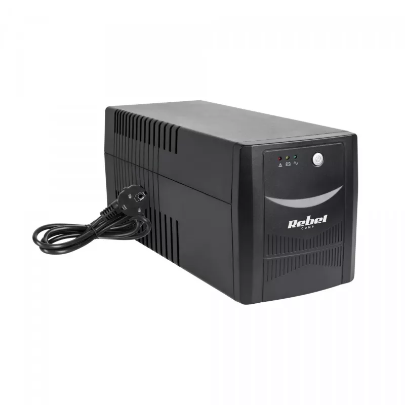 Uninterruptible UPS REBEL model Micropower 1000 (Offline, 1000VA / 600W, 230 V, 50Hz)
