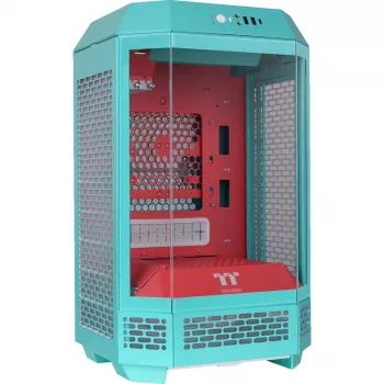 The Tower 250, towerbehuizing mint/bes, Tempered Glass