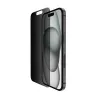 Belkin ScreenForce Pro - beeldschermbescherming voor mobiele telefoon - 2,5D - glas - met privacyfilter - glas - voor Apple iPhone 14 Pro, 15 (OVA147ZZ)