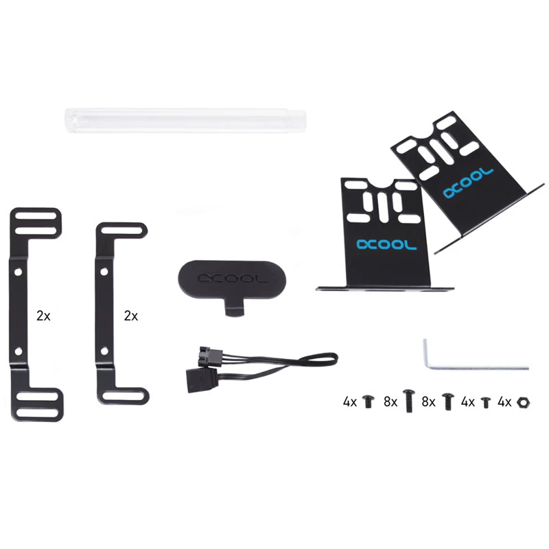 Pomp & reservoir Alphacool 15381 acryl aluminium kunststof zwart transparant