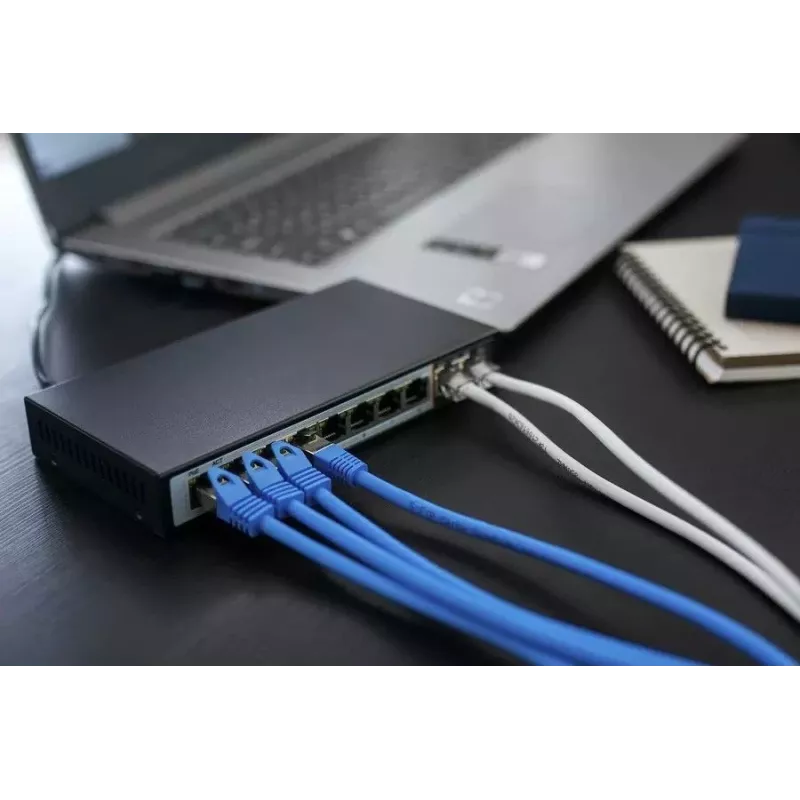 Extralink PoE-switch CERES 8x 100Mb/s PoE/PoE+, 2x RJ45 uplink 100Mb/s, 96W