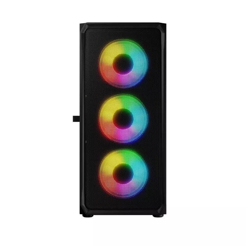 LOGIC CONCEPT Portos ARGB ATX mid-tower behuizing, zwart