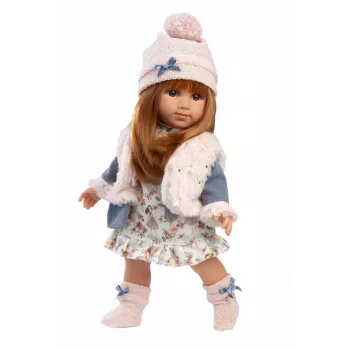 Pop Llorens Nicole 35 cm – realistische kenmerken, zachte lichaam, babypop