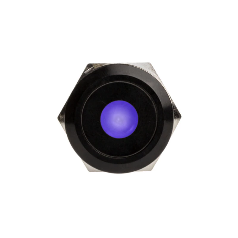 DimasTech vandalismusschakelaar/-knop 19mm Blackline Dot RGB PD218