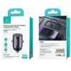 Autolader usams C38 30W — 1x USB-A + 1x USB-C snelladen
