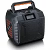 Draagbare digitale radio Lenco ODR-160GY grijs FM/AM met digitale tuner en compact design