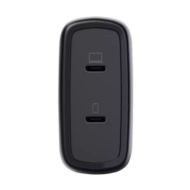 Oplader Trust Maxo 65W 2-poorts USB-C GaN oplader snelladen zwart