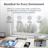 Meervoudig stopcontact DIGITUS 3-voudig met 2×USB-A en 1×USB-C, 3 AC-stopcontacten type E/F, 1,5 m kabel, wit