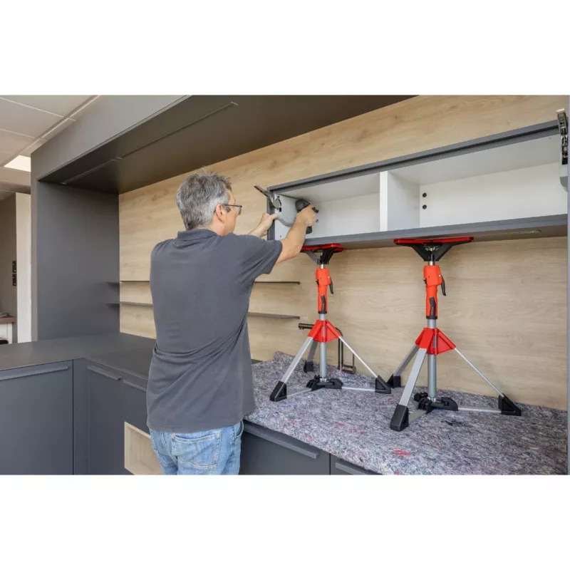Plafond- en montagesteun Bessey STE90 verstelbaar 575–910 mm met pomphendel