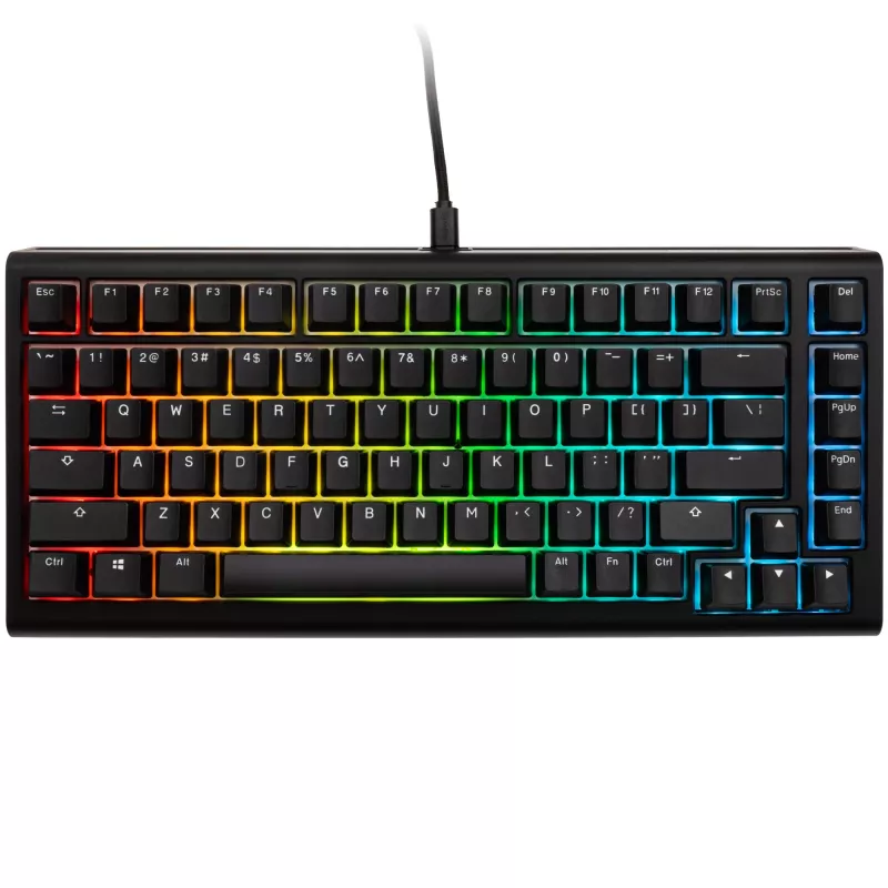Ducky Tinker 75 gaming toetsenbord, RGB, zwart - MX-Blue (ANSI)