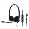 Headset EPOS IMPACT 100 UC stereo USB-C+A bekabeld lichtgewicht comfortabel