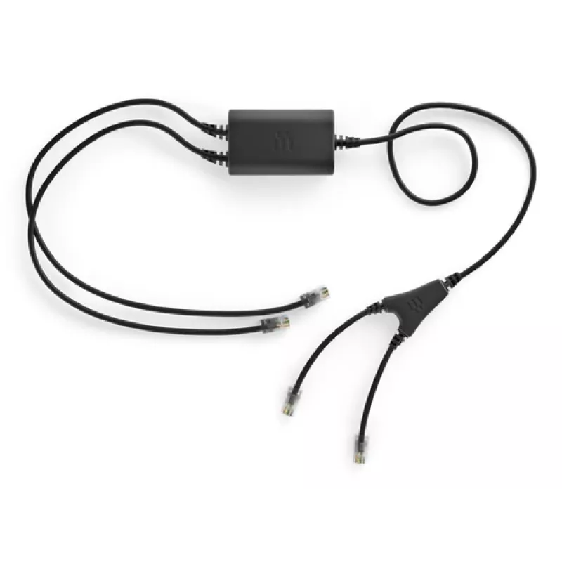 EHS-adapter Sennheiser CEHS-CI 01 — zwart, compatibel met Sennheiser-headsets (model CEHS-CI 01)