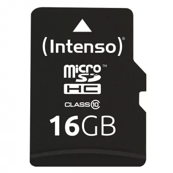 GEHEUGEN MICRO SDHC 16GB C10/W/ADAPTER 3413470 INTENSO