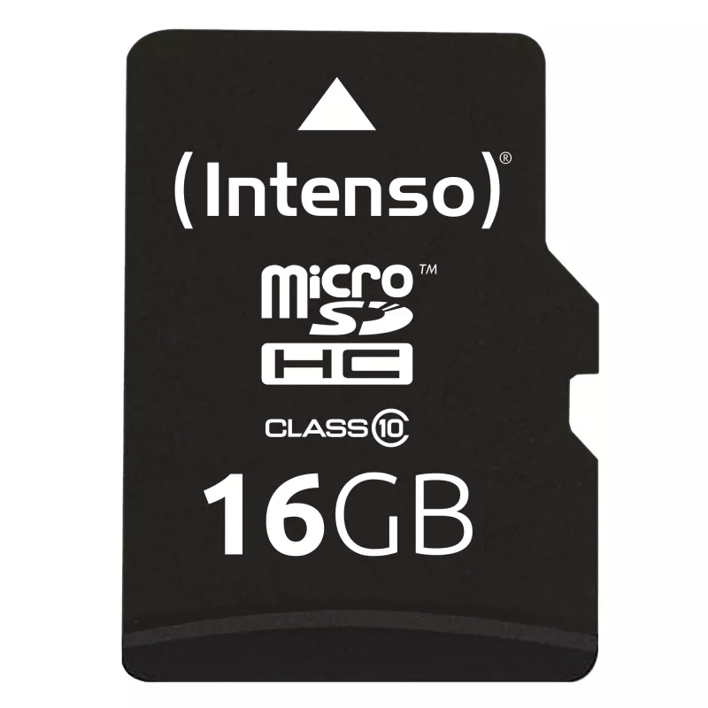 GEHEUGEN MICRO SDHC 16GB C10/W/ADAPTER 3413470 INTENSO
