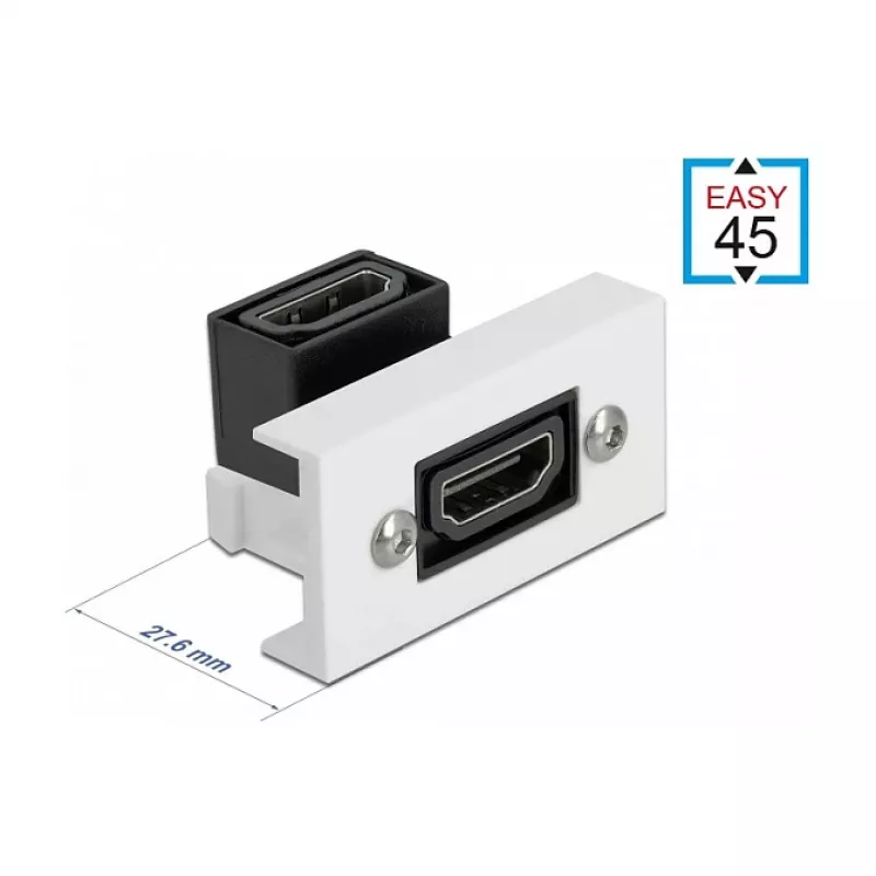 HDMI-module DeLOCK Easy 45 81304 haaks 90° 22,5 x 45 mm