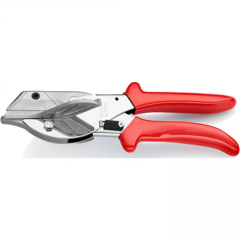 Knipex 94 35 215 Verstekschaar voor kunststof en rubberen profielen, 215 mm