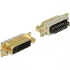 DVI 24+5 bus, soldeerversie, stekker zilver