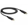 USB-kabel DeLOCK 85531 USB 3.2 Gen 2 1 m USB-C zwart