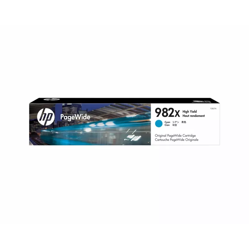HP 982X hoge capaciteit cyaan originele PageWide cartridge, cyaan, 1 stuk, 16000 pagina's