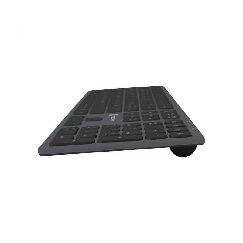 NATEC NKL-1830 toetsenbord universeel RF draadloos Bluetooth QWERTY Spaans zwart grijs