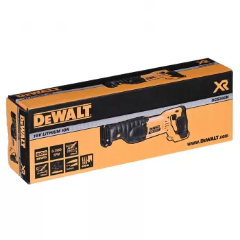 DeWALT DCS380N reciprozaag 2,86 cm zwart, geel