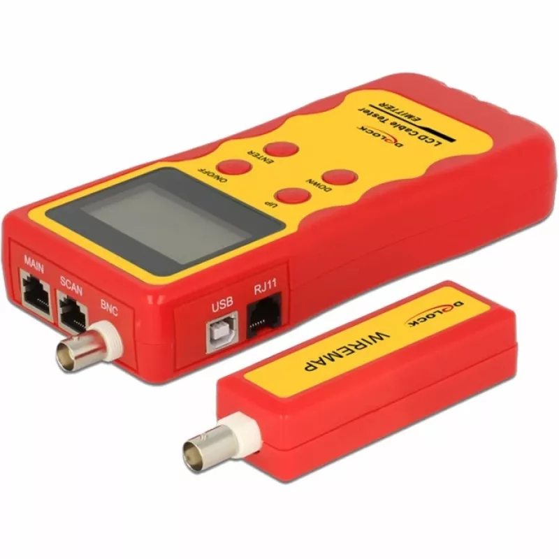 Delock LCD-kabeltester - netwerktester (86108)