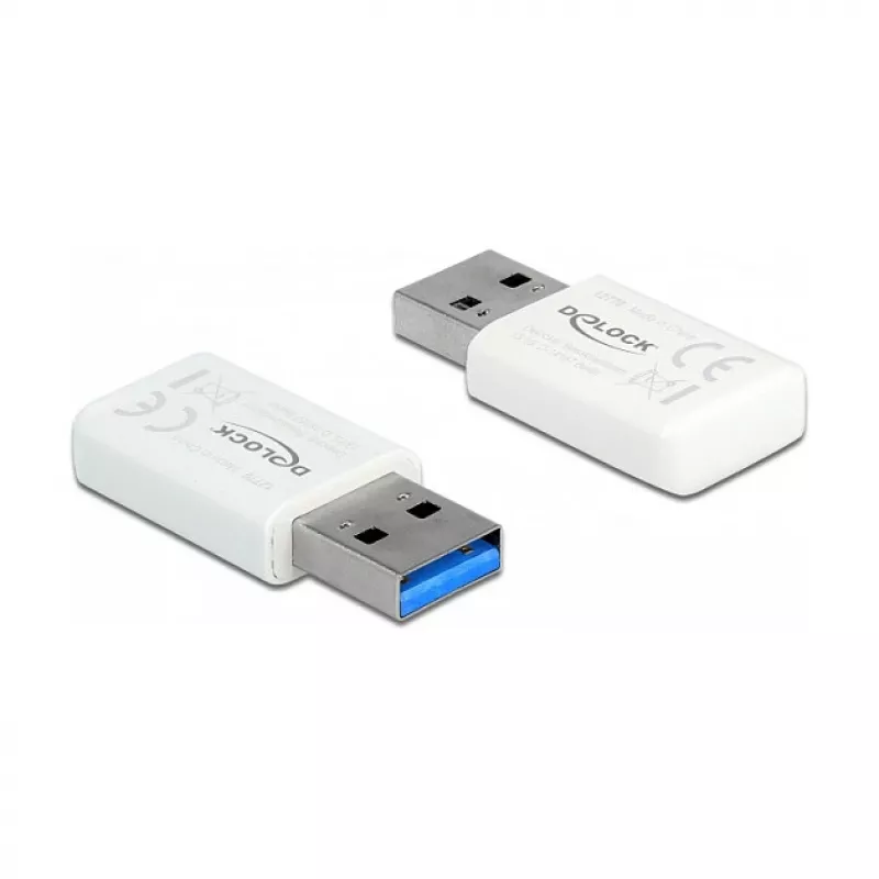 WLAN-netwerkkaart DeLOCK 12770 USB 5000 Mbit/s draadloos wit
